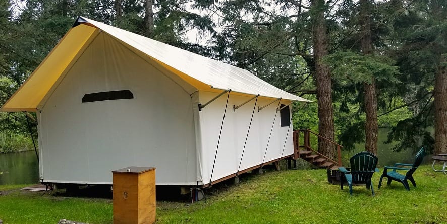 Glamping Canvas Cottage at Lakedale