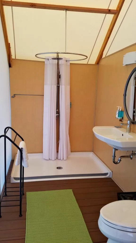 Glamping Cottage Bathroom