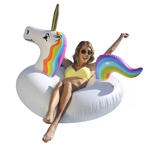 GoFloats Unicorn Party Tube Inflatable Raft