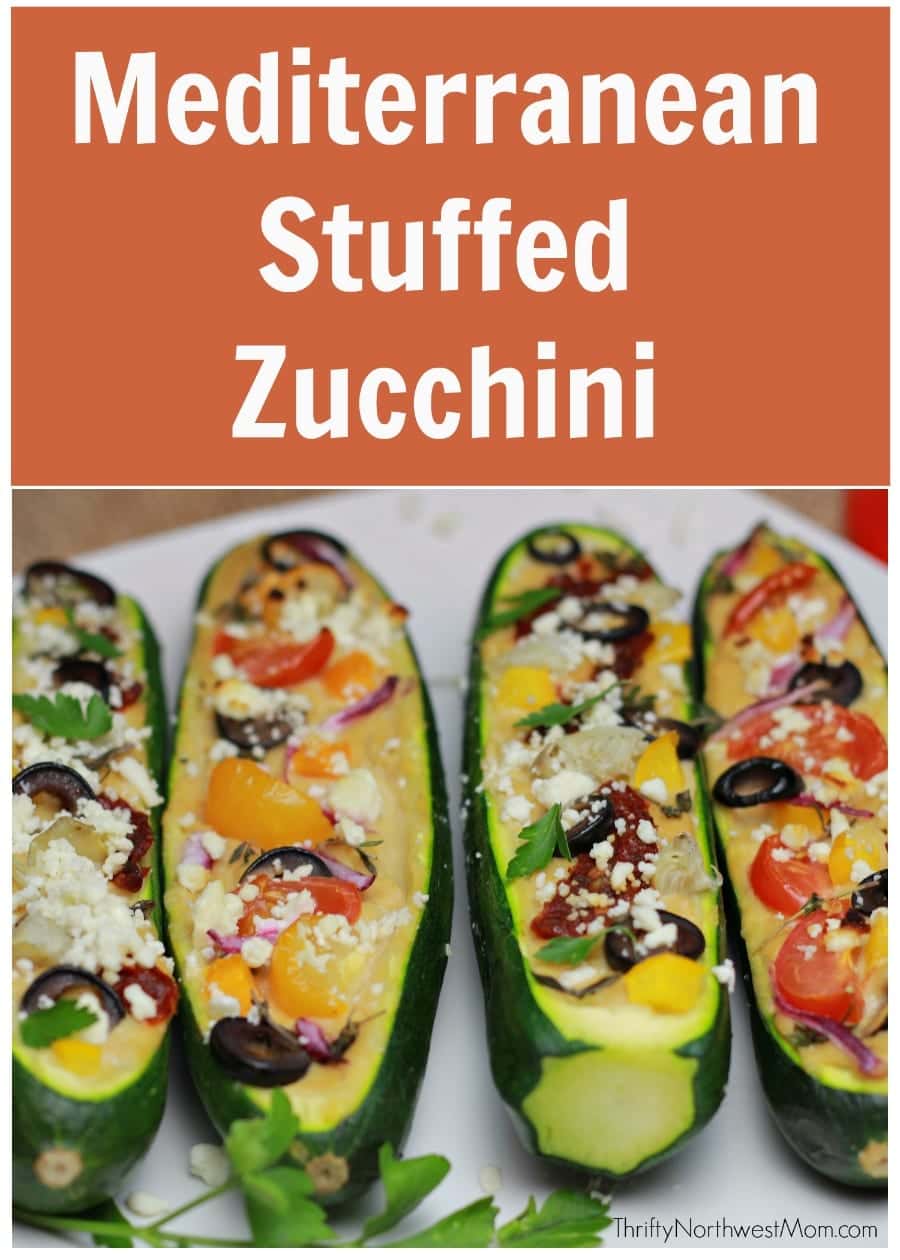 Mediterranean Stuffed Zucchini Thrifty NW Mom