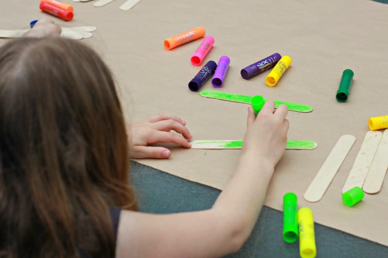 Painting with Kwik Stix Paints