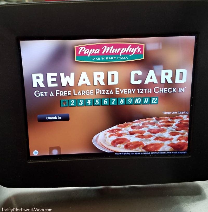 Papa Murphys Reward Card