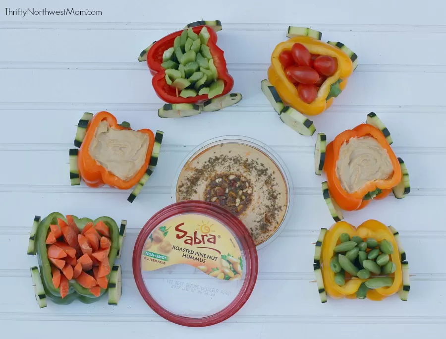 Veggie Train with Sabra Hummus