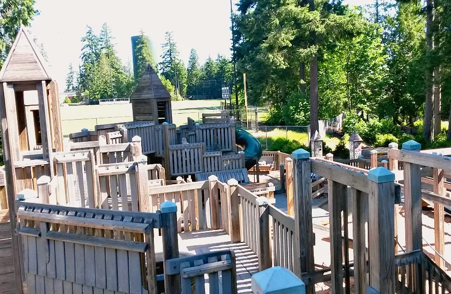 Kids Gig a Castle Like Playground in Gig Harbor