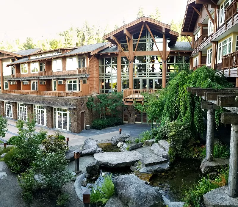 Alderbrook Resort Waterfall