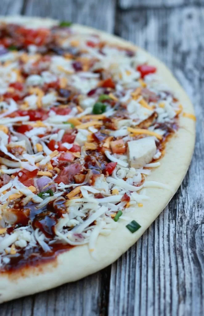BBQ Chicken PIzza from Papa Murphy's ready to Bake