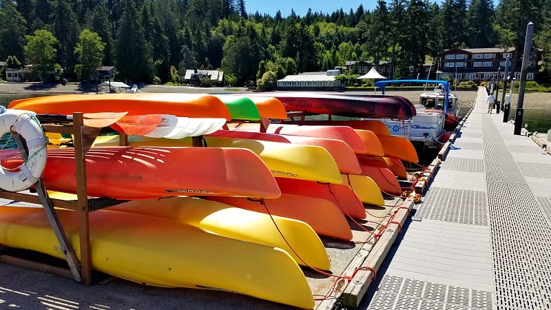 Boat rentals at Alderbrook Resort