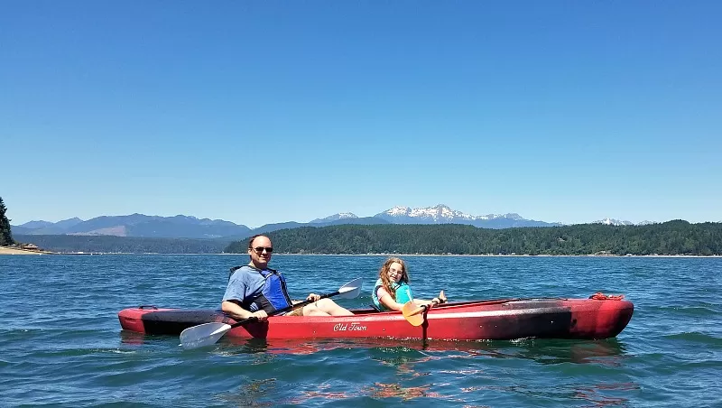 Kayaking on the Hood Canal at Alderbrook Resort