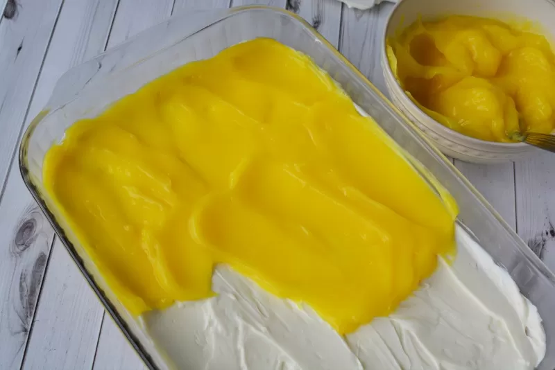 Lemon Pudding with Cream Cheese for Lemon Cream Cheese Dessert