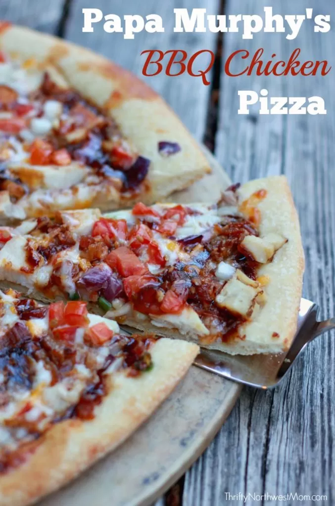 Papa Murphy’s BBQ Chicken Take and Bake Pizza – Made with KC Masterpiece BBQ Sauce