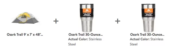 Ozark Trail Tents on Sale – 4 Person Dome Tent + 2 Tumblers for just $29.41