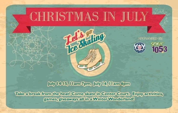 South Hill Mall – FREE Ice Skating July 14 – 16th!