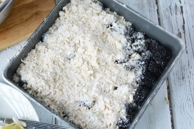 Crumble Topping for Blackberry Cobbler