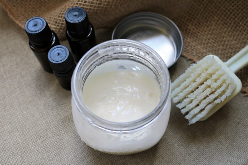 DIY Homemade Grout Cleaner as a natural and frugal way to clean bathrooms and more