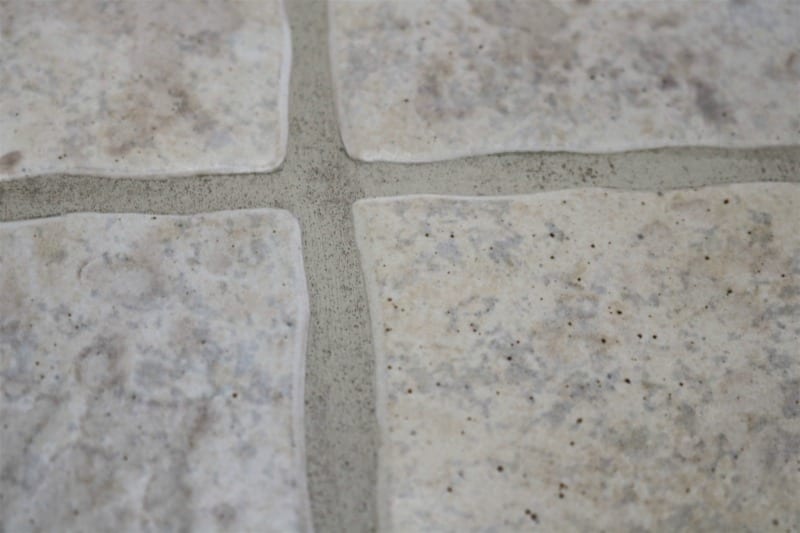 Results from Homemade Grout Cleaner