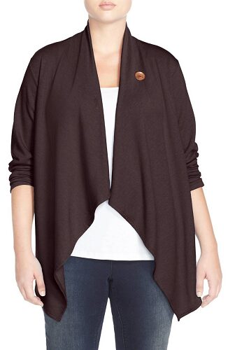 bobeau cardigan one button