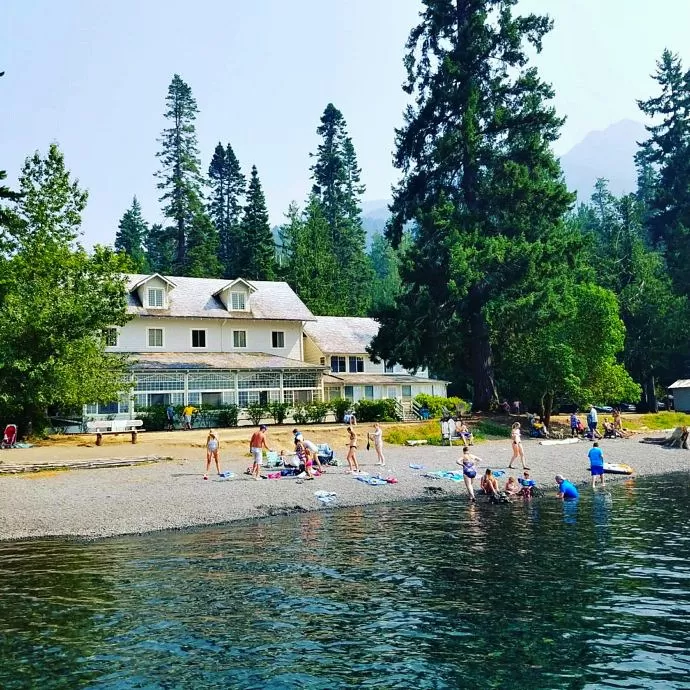 Lake Crescent Lodge in Olympic National Park is a central location to explore the mountains and the beaches of the park