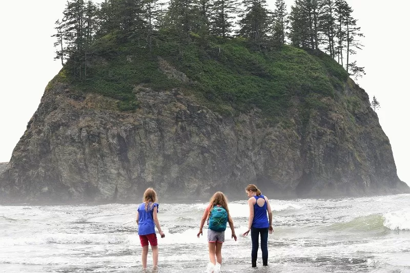 Second Beach with the Sea Stacks