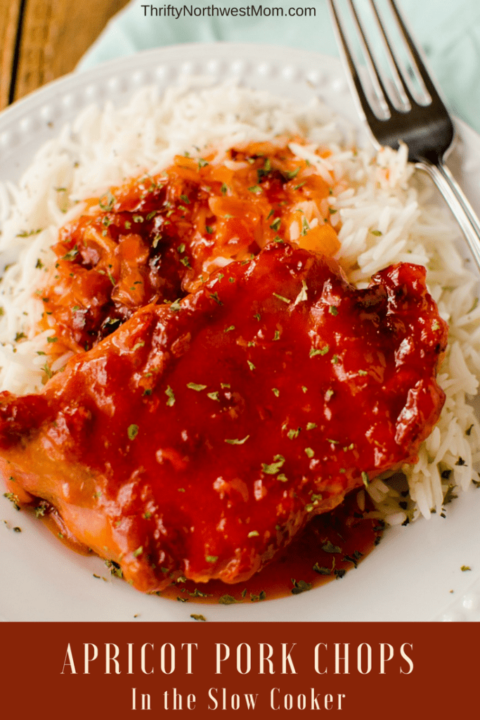 This Apricot Pork Chop recipe for the Slow Cooker is a simple & fast recipe for busy nights