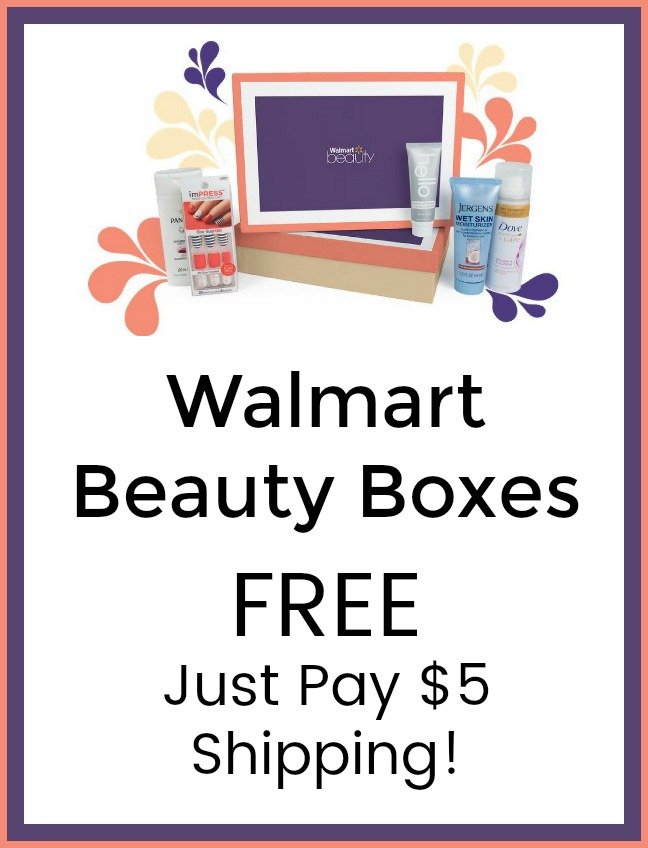 Walmart Beauty Boxes FREE (+ 5 Shipping) to 9.98 (Lots to Pick From