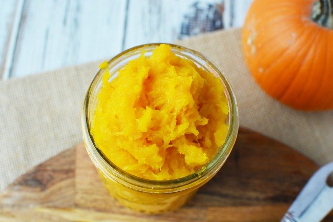 Easy Pumpkin puree from scratch