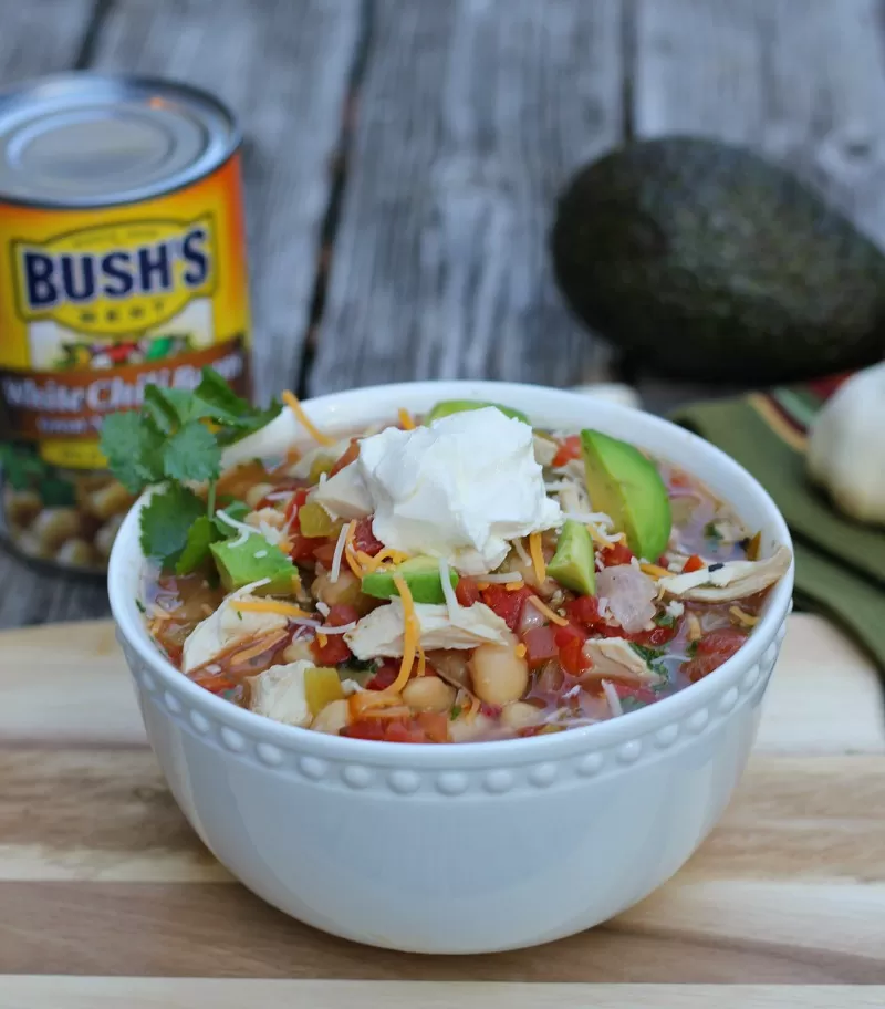 This White Chicken Chili is a lighter, healthier version of the popular chili, perfect for busy weeknights. 