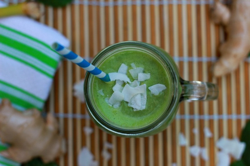 Ingredients for Tropical Green Smoothie