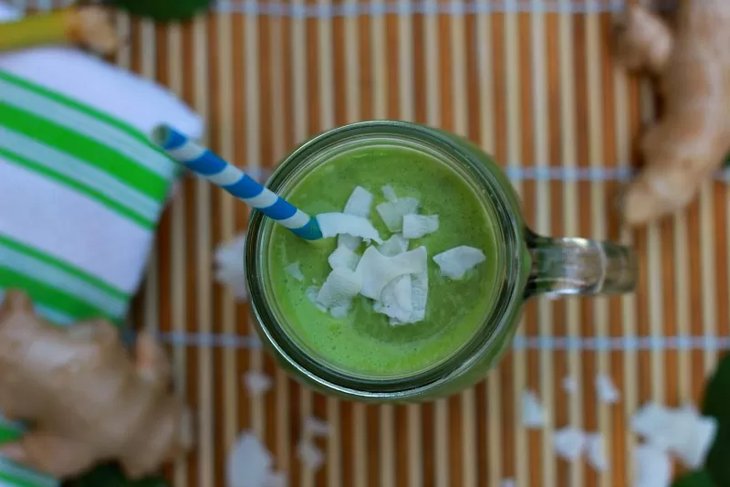 Ingredients for Tropical Green Smoothie