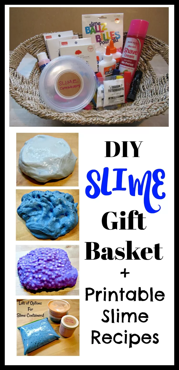 Slime Recipes and Gift Basket Ideas