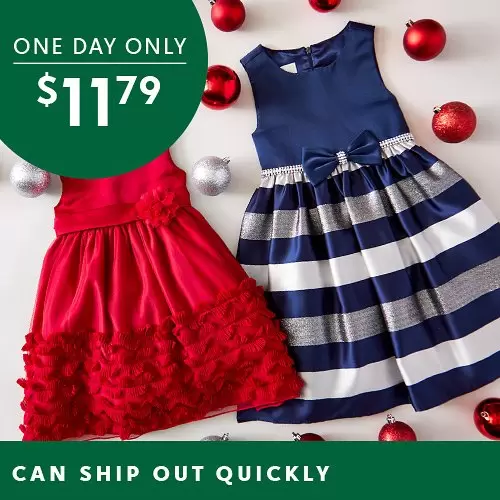 Girls Holiday Dresses – On Sale for $11.79 (Reg $30+)