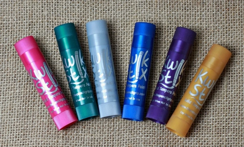 Kwik Stix Paint Sticks - a mess free paint option for kids