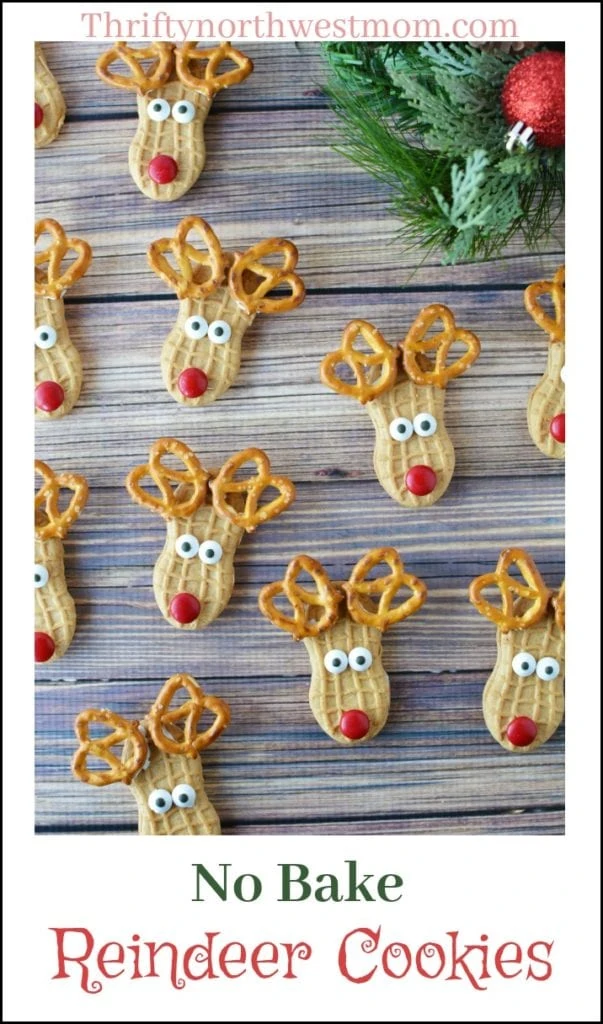 No Bake Christmas Reindeer Cookies – So CUTE & Simple!
