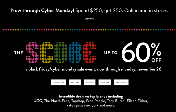 nordstrom uggs cyber monday