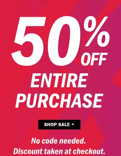 Old Navy Black Friday Sale – 50% Off Your Entire Purchase!!
