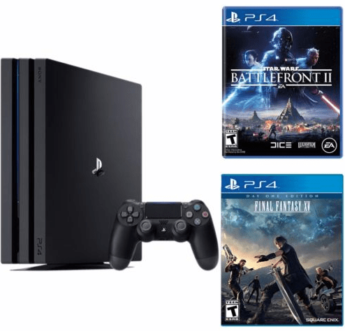 Playstation 4 Pro 1TB Console + 2 Games Bundle – On Sale for $399.99
