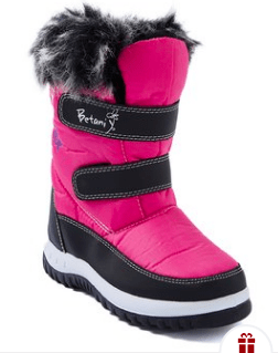 Fuschia Faux Fur Snow Boot