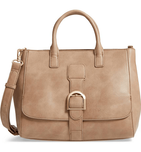 Sole Society Zola Faux Leather Satchel $35.96 (Reg $59.95)