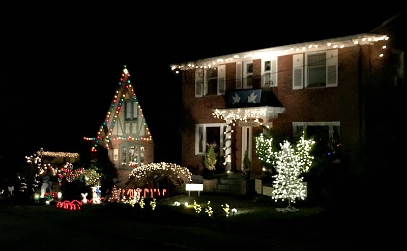 Candy Cane Lane at Christmas