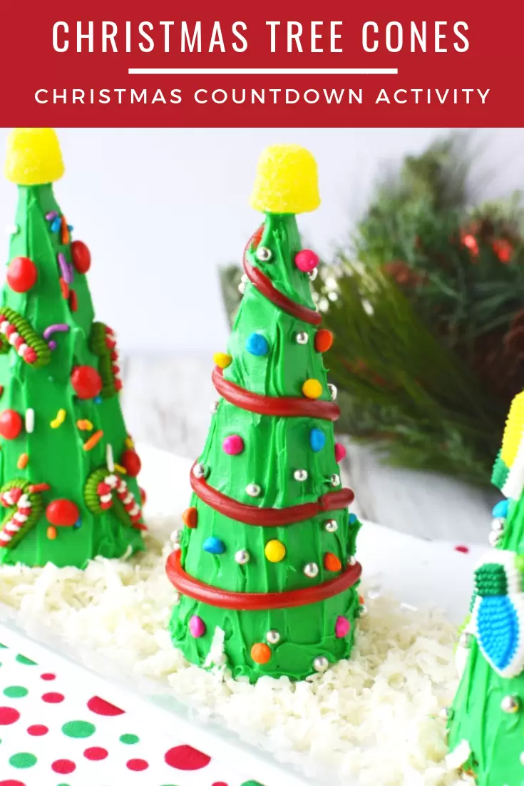 Christmas Tree Cones - Great Activity for Christmas Countdowns or Christmas Parties