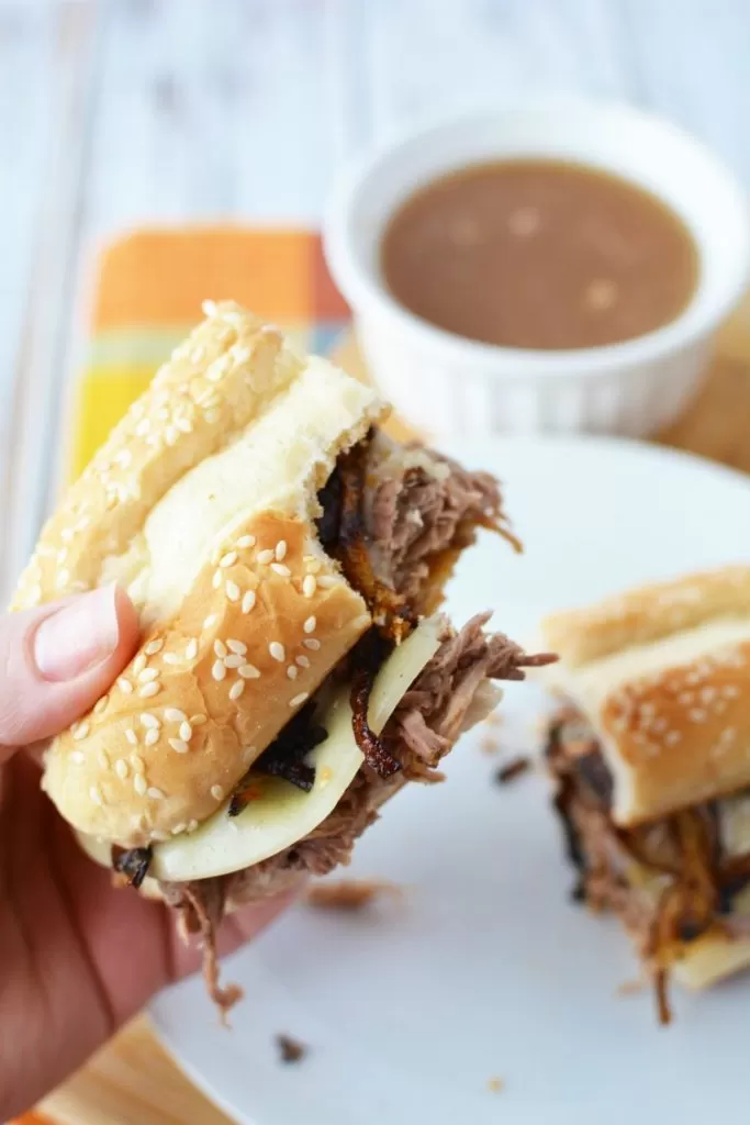 3 Ingredient French Dips! Perfect for Left Over Roast Or Prime Rib too!