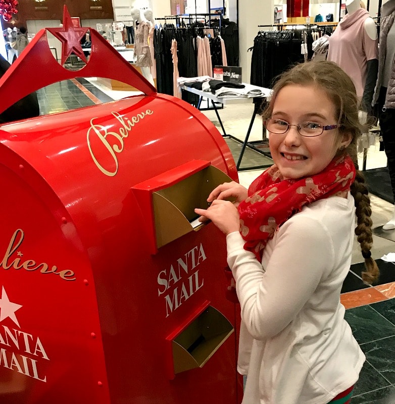 Santa Mailbox at Macys in Seattle