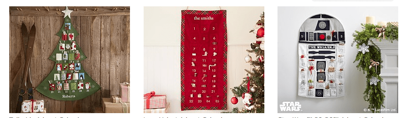 Pottery Barn Advent Calendars – Up to 60% off