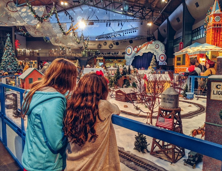 Train Village at Armory in Seattle Center