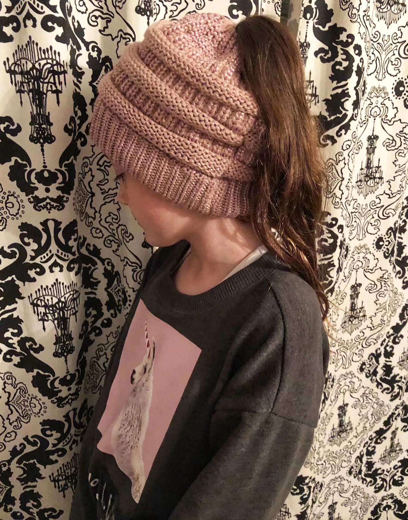 CC Beanie with pony tail hole