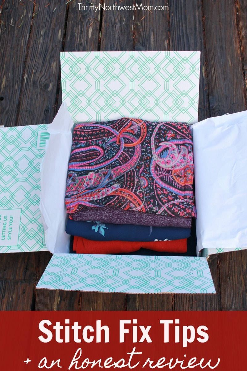 Stitch Fix is a personalized online stylist service that sends you curated clothing items to try on in your home and we have 5 tips on how to get items you will love in your boxes! Plus an honest review of a Stitch Fix box for women.
