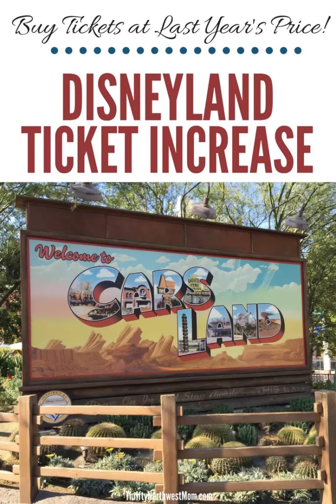 Disneyland ticket price increase