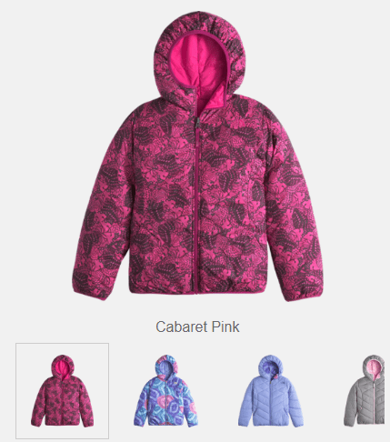 The North Face Reversible Perrito Jacket – Girls $54.73 (Reg $110)