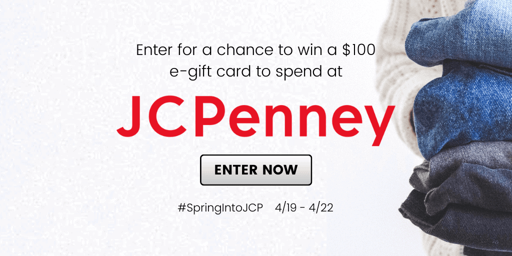 JcPenney gift card giveaway