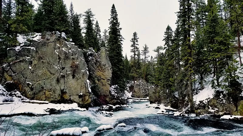 Benham Falls in Sunriver Oregon