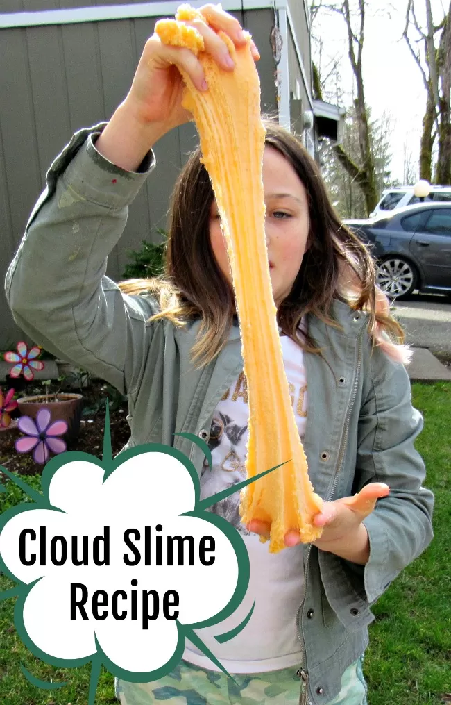 Cloud Slime Recipe (Made with Instant Snow) - A Favorite For Kids! -  Thrifty NW Mom
